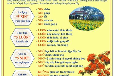 THÔNG ĐIỆP NHÀ TRƯỜNG