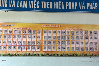 Công tác số hoá hồ sơ đáp ứng yêu cầu chuyển đổi số tại trường THCS Trần Phú