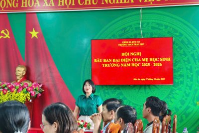 HỘI NGHỊ BẦU BAN ĐẠI DIỆN CHA MẸ HỌC SINH TRƯỜNG NĂM HỌC 2025-2026 HỘI NGHỊ BẦU BAN ĐẠI DIỆN CHA MẸ HỌC SINH TRƯỜNG NĂM HỌC 2025-2026